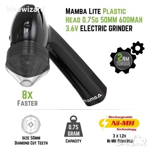 Преносима USB електрическа мелачка за билки 0.75 г с пластмасова глава НОВА