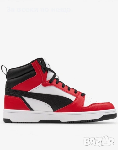 PUMA Rebound V6 Shoes White/Red Мъжки Маратонки👟Мъжки Спортни Обувки Код P2451