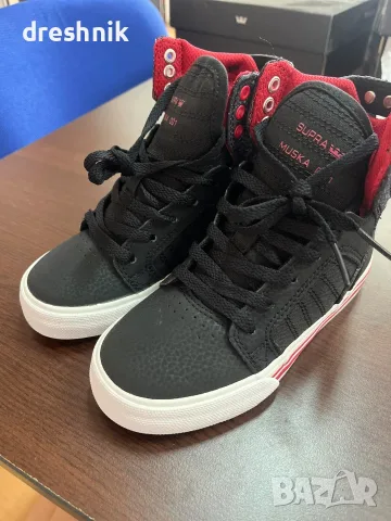 Детски оригинални кецове Supra Skytop, снимка 2 - Детски обувки - 55378971