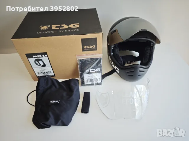 Продавам каска TSG Pass 2.0 Full Face, снимка 9 - Спортна екипировка - 55479719