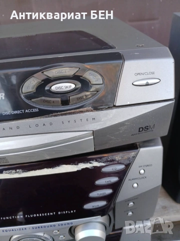 THOMSON система – 5 CD changer + AUX + оригинални колони., снимка 5 - Аудиосистеми - 54152336
