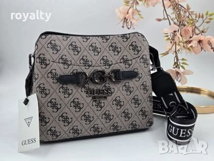 Guess Нова Дамска Кожена Чанта Гес 