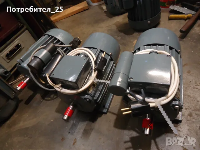 Монофазни ел.мотори 1,1 KW - 2900 об/мин.