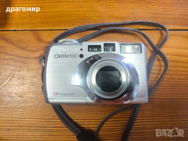 PENTAX Optio 550 5,0 Megapixels , снимка 5 - Фотоапарати - 54831332