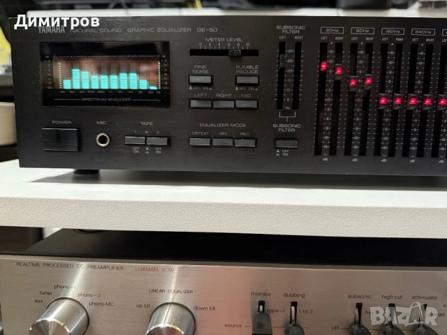 Yamaha GE-60 Equaliser , снимка 2 - Ресийвъри, усилватели, смесителни пултове - 54470508