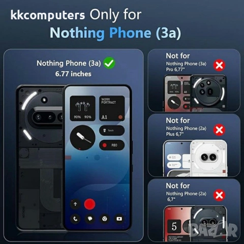Прозрачен Магнитен Калъф за Nothing Phone (4a) - TPU, Airbag, 0.8mm защита, Прозрачен, снимка 2 - Калъфи, кейсове - 54087695