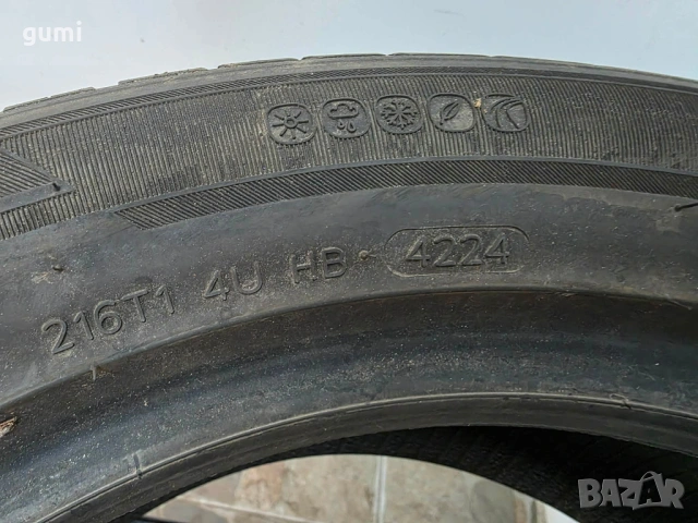 1бр всесезонна гума 215/55/17 HANKOOK L05974 , снимка 2 - Гуми и джанти - 54943127