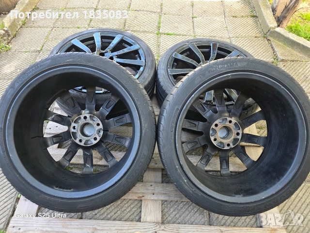 Лети джанти 18ки 5х112 AEZ + летни гуми 225/40/18 Yokohama, снимка 10 - Гуми и джанти - 54396493
