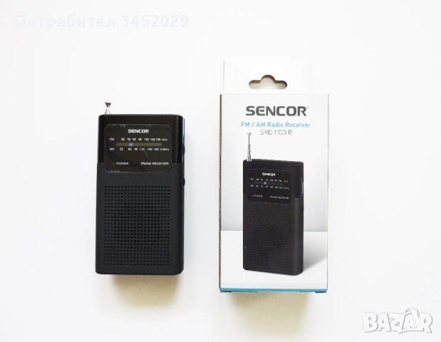 Радиоприемник Sencor SRD 1100 B (Мини радио)