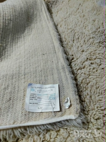 БЯЛ ВЪЛНЕН ГУБЕР/КИТЕНИК, снимка 3 - Покривки за легло - 54392022