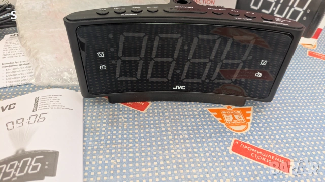 Часовник - JVC радиочасовник RA-E314B черен, снимка 5 - Други - 55047141