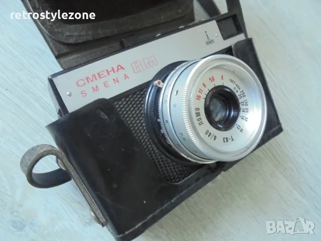 № 8721 Стар съветски фотоапарат СМЕНА 8М / SMENA 8M – ЛОМО СССР   , снимка 4 - Други ценни предмети - 55600581