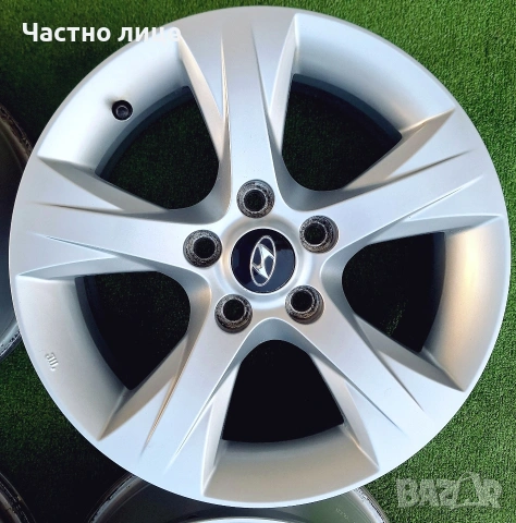 Продавам 4бр 16-ки оригинални джанти за Хюндай i40,ix20,Tucson, ix35, снимка 5 - Гуми и джанти - 54321485