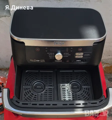 Фритьорник на горещ въздух Ninja 10,4L, снимка 5 - Фритюрници - 55302932