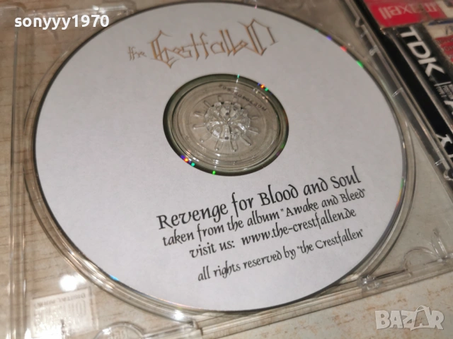 THE CRESTFALLEN CD ВНОС GERMANY 0406261832H2E6R, снимка 10 - CD дискове - 54781654
