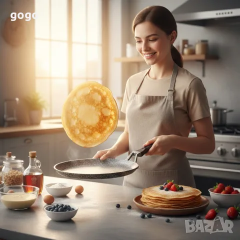 тиган за палачинки , снимка 6 - Съдове за готвене - 55579492