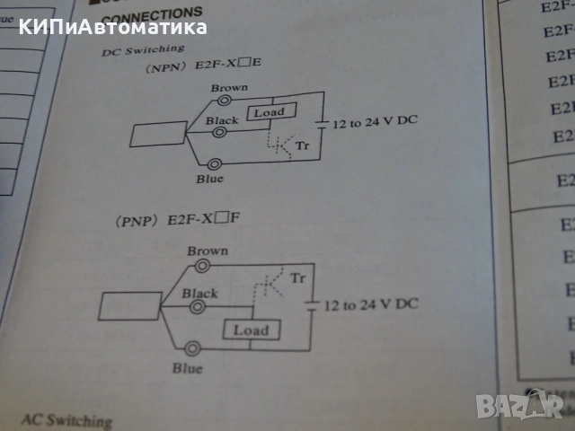 индуктивен датчик Omron E2F-X10F2 Proximity Switch 12-24VDC, снимка 7 - Резервни части за машини - 54525471