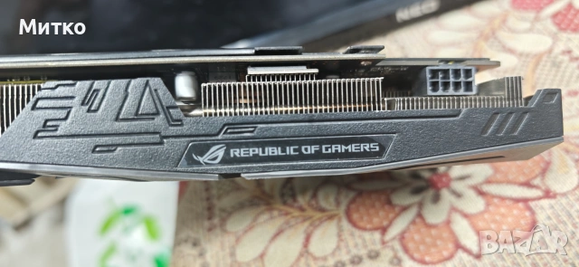 Видео карта ASUS ROG Strix GTX1060 6GB, снимка 6 - Видеокарти - 55260931