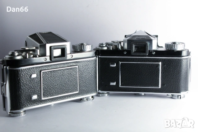 Exakta Varex IIb 2 броя фотоапарати обективи - Zeiss Tessar, Meyer Oreston 50mm, снимка 4 - Фотоапарати - 54441718