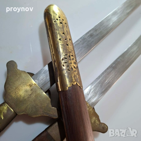 Магически Китайски двоен меч (шуан дзиен), 16-19 век., снимка 6 - Антикварни и старинни предмети - 54164732