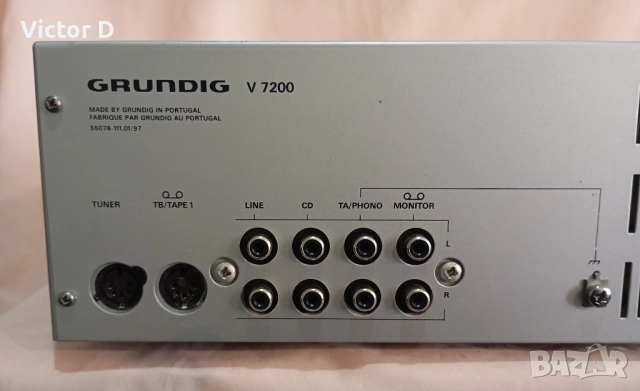 GRUNDIG V 7200 - Усилвател транзисторен , снимка 11 - Ресийвъри, усилватели, смесителни пултове - 54067846