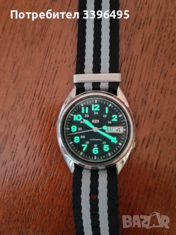 Автоматични часовници Seiko 5, снимка 4 - Мъжки - 54990578