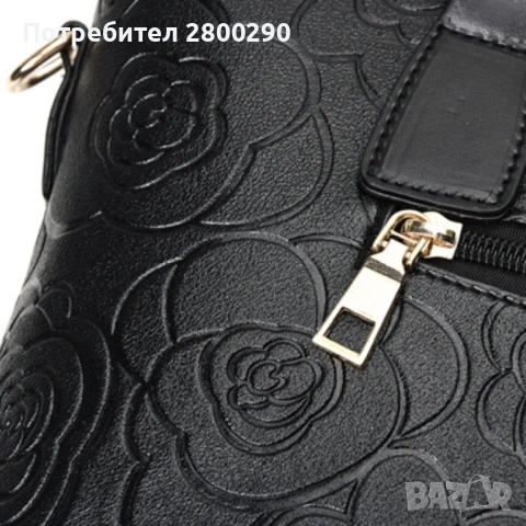 👜✨ КОМПЛЕКТ ОТ 6 БРОЯ ЛУКСОЗНИ ДАМСКИ ЧАНТИ – ЧЕРЕН ЦВЯТ ✨👜, снимка 7 - Чанти - 54875207
