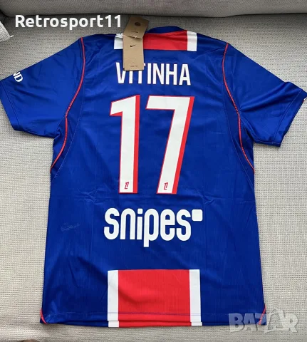 ПСЖ Vitinha #17 | Цял Футболен Екип PSG 26/27 | Размер L | , снимка 7 - Футбол - 55592142