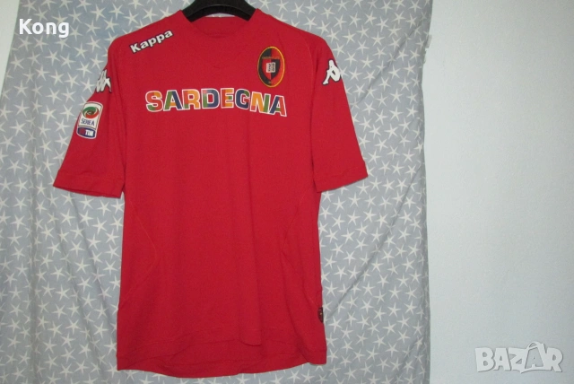 Нова дълъг ръкав AS Roma ITALIA фланелка kappa Каляри Италия Cagliari футболна тениска Рома , снимка 2 - Футбол - 55163573