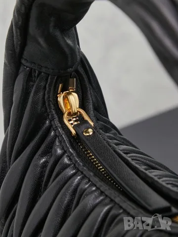 Miu Miu Wander Matelassé Bag – Black, снимка 7 - Чанти - 55417282