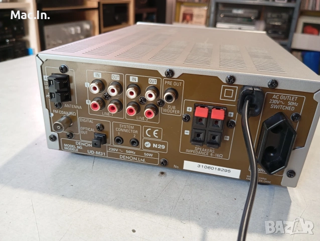 DENON CD Receiver UD-M31, снимка 11 - Ресийвъри, усилватели, смесителни пултове - 54894633