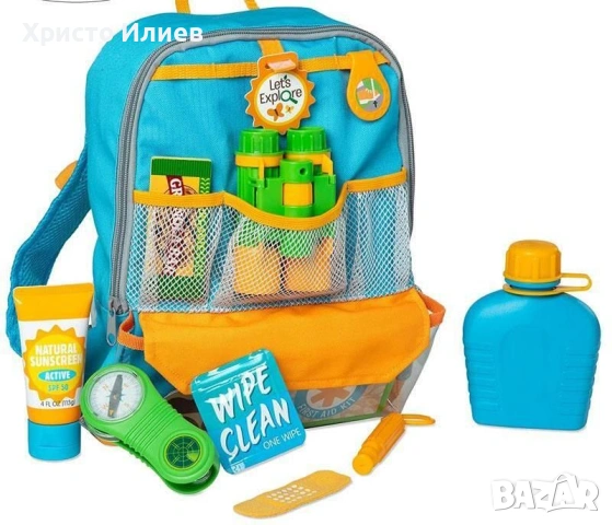 Melissa & Doug Изследователски комплект в раничка за игра сред природата