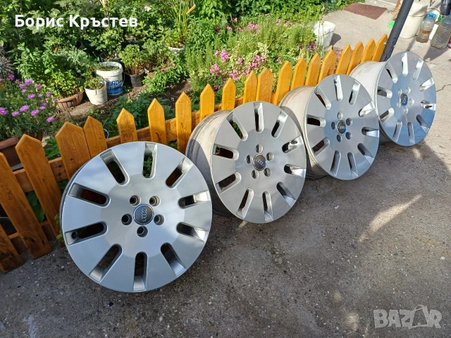 18ки-ОЕ Audi 5x112mm , снимка 4 - Гуми и джанти - 54981341
