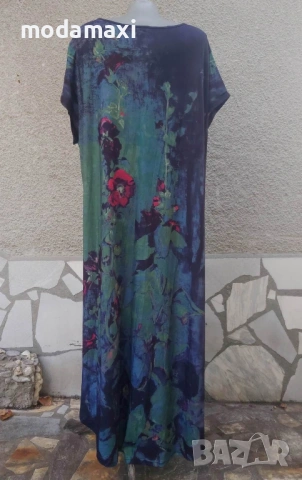 4XL/5XL Нова дълга рокля , снимка 6 - Рокли - 54874433