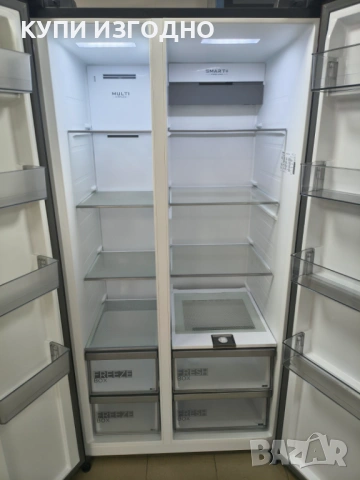 Хладилник с фризер Midea MDRS791MIC28, снимка 6 - Хладилници - 54563641