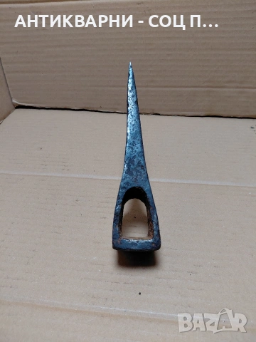 Соц Стара Ръчно Кована Брадва 1.200кг. НОМЕР 1321., снимка 9 - Антикварни и старинни предмети - 54102177