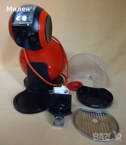 Кафемашина с гаранция 1 година NESCAFÉ® за капсули Dolce Gusto Krups Melody.Red, снимка 2 - Кафемашини - 55401549