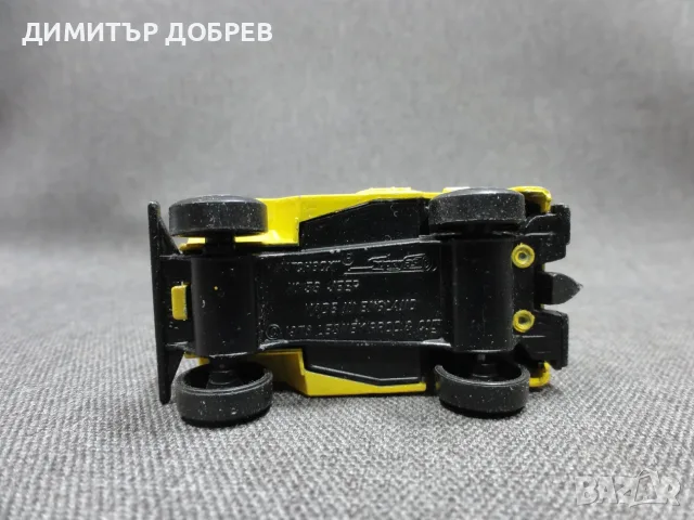 СТАРА РЕТРО МЕТАЛНА КОЛИЧКА MATCHBOX ENGLAND JEEP, снимка 6 - Колекции - 55428364