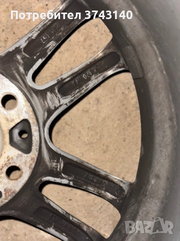 Продавам оригинални 2бр. алуминиеви джанти 17” за BMW F30 с гуми Pirelli Run Flat, снимка 10 - Гуми и джанти - 54737135