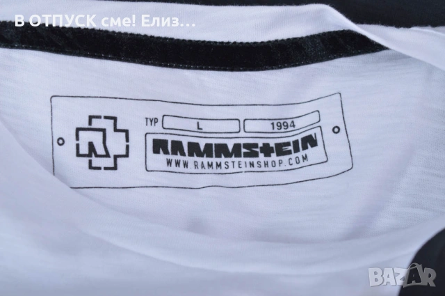 Оригинална дамска тениска Rammstein Suspenders тиранти lady