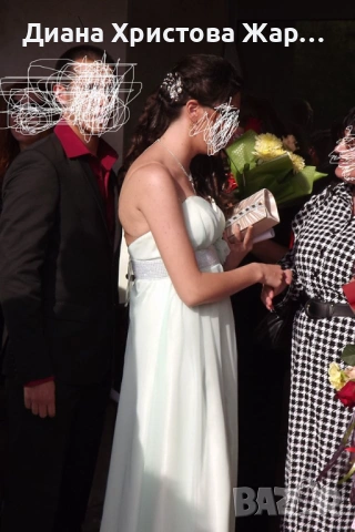 РОКЛЯ тип корсет - КУПЕНА И ШИТА В АНГЛИЯ, снимка 3 - Рокли - 54236212