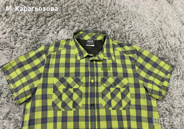 Туристическа риза Jack Wolfskin, Размер М, снимка 2 - Ризи - 54389673