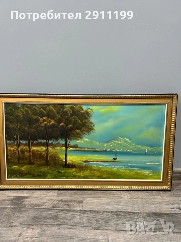 Картина с маслени бои, 2бр., снимка 11 - Картини - 55078724