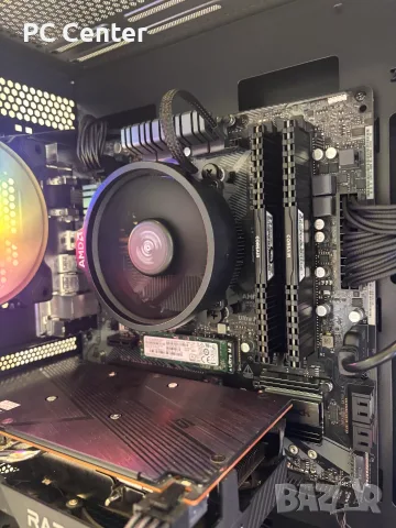 Геймърски компютър AMD Ryzen 5 4500, RX 7600 8GB, 16GB ram, снимка 4 - Геймърски - 55667148