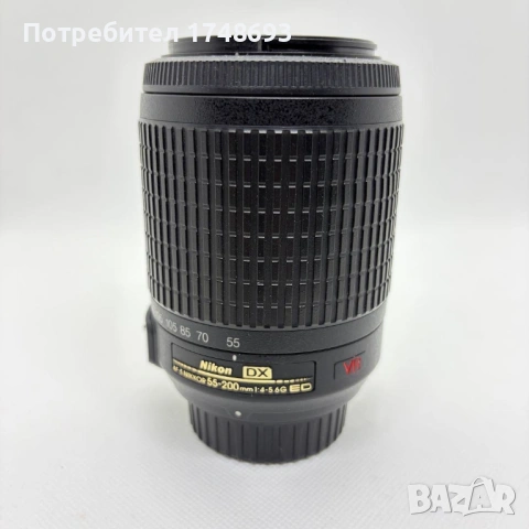 Nikon AF-S NIKKOR 55-200mm 1:4-5.6G ED VR, снимка 8 - Обективи и филтри - 54420676