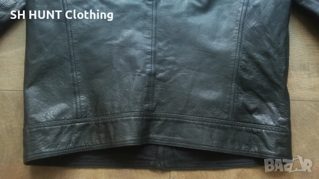 Jack & Jones OSONIC LEATHER Jacket Размер M мъжко яке естествена кожа 13-27, снимка 9 - Якета - 54803523