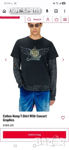 Мъжка тениска Diesel , снимка 3 - Тениски - 55624911