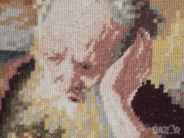 Гоблен "Пророк Йеремия", снимка 7 - Гоблени - 54190200