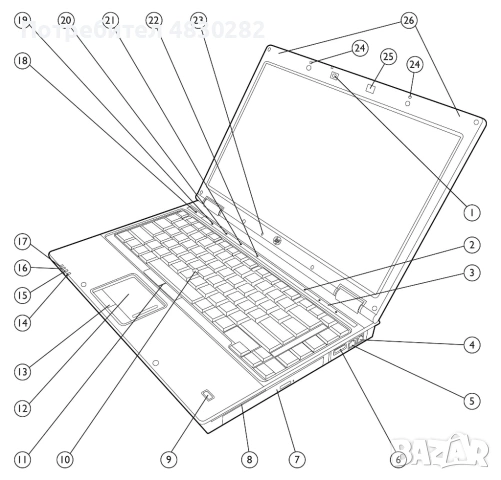 HP Elitebook 8440p/ Intel Core i5 M520 2.40GHz/ 8 GB RAM, снимка 5 - Лаптопи за работа - 54669349