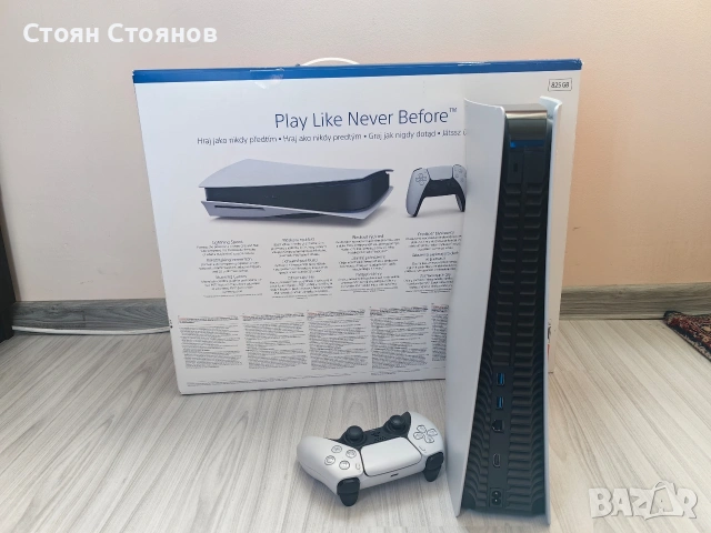 Продавам пълен комплект PlayStation 5 Standart Disk Edition (PS5), снимка 3 - PlayStation конзоли - 54653862